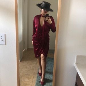 Altuzarra for Target Ruby Deep V Neck Wrap Dress